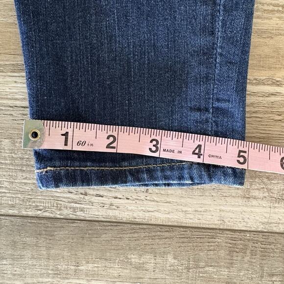 Madewell Jeans 9" High Rise Skinny Button Fly Women's 27 Blue Stretch Denim - Picture 7 of 10